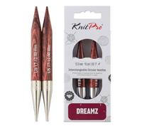 KnitPro Dreamz Agujas intercambiables (especiales) de 10 cm | Talla 17 de EE. UU. (12 mm)