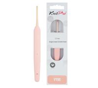 KnitPro Ganchillo de aluminio Vybe con mango de goma - 2,50 mm