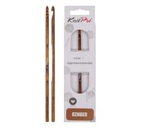KnitPro Gancho de Ganchillo, Madera, Marrón, 4,50 mm