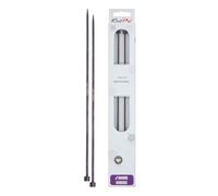 KnitPro Jadore Cubics - Agujas de tejer de una sola punta (diámetro: 3,75 mm, longitud: 25 cm)