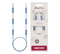 KnitPro Agujas circulares K42072, metal y nailon, varios colores, 60 cm x 5,5 mm