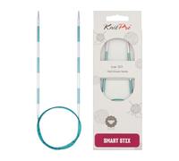 KnitPro K42085 Agujas de Tejer: Circulares, Metal Nailon, Verde, 80cm x 3.00mm