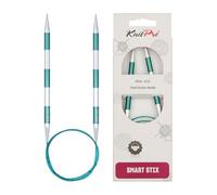 KnitPro K42094 Agujas Circulares, Metal Nailon, Varios Colores, 80cm x 6.50mm