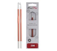 KnitPro K47472 Gancho de Ganchillo: un Solo Extremo: ZING: 5,50 mm, Metálico, Colores Variados