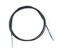KnitPro - KnitPro Acero Inoxidable Negro/Plata Cable Intercambiable Fijo para Aguja de 80cm con Tapas Finales y Cable Key - 1 Conjunto