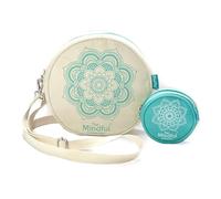 KnitPro - KnitPro The Mindful Collection Correa Larga Gemelo Bolsa Circular con Múltiples Bolsillos Interiores - 2 Piezas