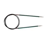 KnitPro KP29153 Royale: Alfileres: Circular: Fijo: 150cm x 3,50mm, Madera de Abedul, latón, Multicolor, 3,5mm