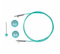 KnitPro Cable, Material elástico y Flexible, Azul, One Size