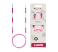 KnitPro KP42110 - Alfileres circulares, color rosa, 100 x 4,5 mm