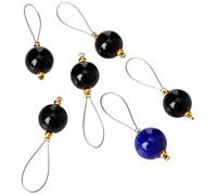 KnitPro Zooni Stitch Markers Midnight Beauty-1x7pcs, Azul Negro, One Size