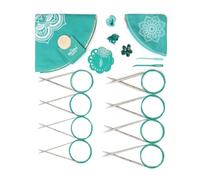 KnitPro Mindful Fixed Circ. Lace ndl set Serene 100cm - 1pc