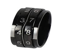 KnitPro - Negro (Talla 8, 18.2mm) Anillo Contador de Vueltas - 1 Unidad