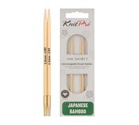 Knit Pro Puntas de Aguja Intercambiables de bambú de 4,00 mm - 3 Piezas