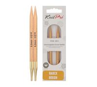 KnitPro - Puntas de Tejer Circulares Intercambiables Basix Birch de 6,00 mm - 1 Unidad