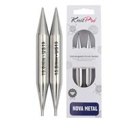 Knit Pro - Puntas Intercambiables KnitPro Nova Metal (15.00mm) - 1 Unidad