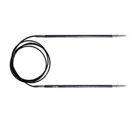 KnitPro Royale: Agujas de Tejer: Circular: fijas: 40 x 3 mm, Madera de Abedul, latón, Multicolor, 40 x 0.3 x 0.3 cm