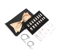 KnitPro Set de regalo: agujas circulares intercambiables 'Mini Bouquet', 8 pares (3-6 mm), 4 cables giratorios (27-30 cm), tapas, llaves, aguja de acabado y portapuntos.