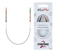 KnitPro Symfonie - 2 agujas circulares fijas de 25 cm, 2,75 mm