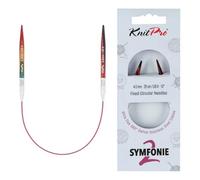 KnitPro Symfonie - 2 agujas circulares fijas de 25 cm, 4 mm