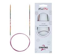 KnitPro Symfonie - 2 agujas circulares fijas de 40 cm | 2 mm
