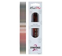 KnitPro Symfonie - 2 agujas de doble punta de 10 cm | 3 mm