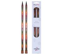 KnitPro Symfonie - 2 agujas de punta única de 25 cm, 12 mm