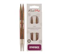 KnitPro Puntas de agujas intercambiables Symfonie de madera – 5,5 mm para cables 40 cm