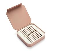 KnitPro Symfonie, juego de agujas de crochet de color rosa en una atractiva caja de almacenamiento de 3,5, 4,00, 4,50, 5,00, 5,50, 6,00, 7,00 y 8,00 mm