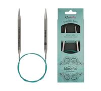KnitPro The Mindful Collection - Agujas circulares fijas de 120 cm, talla 10.5 de EE. UU. (6.5 mm)