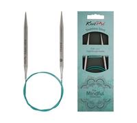 KnitPro The Mindful Collection - Agujas circulares fijas de 120 cm, talla 10 de EE. UU. (6 mm)