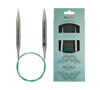 KnitPro The Mindful Collection - Agujas circulares fijas de 120 cm, talla 13 de EE. UU. (9 mm)