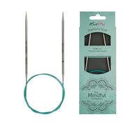 KnitPro The Mindful Collection - Agujas circulares fijas de 120 cm, talla 3 de EE. UU. (3.25 mm)