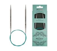 KnitPro The Mindful Collection - Agujas circulares fijas de 120 cm, talla 7 de EE. UU. (4.5 mm)