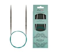 KnitPro The Mindful Collection - Agujas circulares fijas de 120 cm, talla 8 de EE. UU. (5 mm)