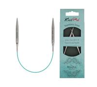 KNITPRO The Mindful Collection Circular Fijo 25cm, Plata, 6 mm, KP36050