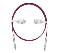 KnitPro Thin&Flex 360°Swivel Inter.cable 120cm purple - 1pc