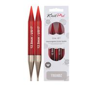 KNITPRO Trendz: Knitting Pins: Circular: Interchangeable: 12.00 mm, Vibrante, Multicolor, 12,00 mm