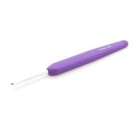 KnitPro Waves Agujas de crochet: aguja de crochet de 3,5 mm, mangos suaves y ergonómicos, agarre de goma suave para manos artríticas, agujas de crochet ligeras y cómodas para tejer