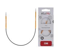 KnitPro K47051 Aguja de Tejer Circular, Metal, Naranja, 2,25 mm