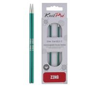 KnitPro Agujas circulares intercambiables Zing K47511 metal 13 cm 3 mm colores variados