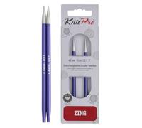 KnitPro Zing: Agujas de Tejer: Circular: Intercambiable: Normal: 4,50 mm, Aluminio, Multicolor
