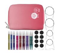 KnitPro Juego de Agujas Deluxe Especial Puntas Clavo 10cm Zing 3,5-8MM 47425