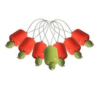 KnitPro Zooni Stitch Markers, Holz, Naranja, Verde, One Size, 7