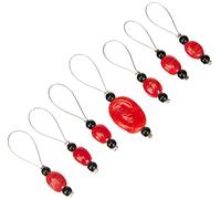 KnitPro Zooni Stitch Markers, Mixto, Tangerine, One Size