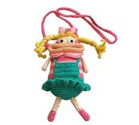 Knitted Cartoon Phone Purse, Cute Sausage Mouth Pouch, Funny Shoulder Bag Phone Holder with Lightweight Mini Shoulder Purse Design, Soft Stretch Material Easy Carry for Women Shopping Travel Favors