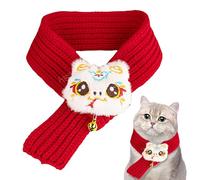 Knitted Dog Scarf, Red Holiday Bandana, Christmas Pet Accessories, Dog Scarf Winter, Pet Holiday Scarf, Cat Bandana Scarf, Pet Accessories Christmas, Snakehead Design Bandanas, Holiday Pet Scarf
