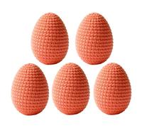 Knitted Easter Eggs | 5 Pieces Easter Eggs For Spring Celebrations Knitted | Knitteds Spring Party Favors For Vase Wreath Garland Home Dining Workplace Party Celebration | Pastel Eggss