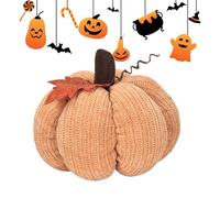 Knitted Pumpkin - Fall Harvest Handmade Pumpkin Ornament, Decorative Autumn Table Centerpiece for Home, Workplace, Bedroom, Living Room, Porch, Shelves, Gathering and Seasonal Holiday Decor