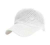 Knitted Summer Hat, Breathable Baseball Cap Kit, Wide Brim Outdoor Headgear with Easy Wear, Workout Sports Hat Set, Sun Protection Cap with Durable Design, Adventure Gear Kit for Hiking Cycling