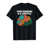 Knitter Crochet Yarn Hoarding Is A Lifestyle Camiseta